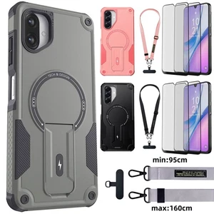 Funda magnética con soporte correa/protector de pantalla para Samsung Galaxy A07 4G/A17 - Imagen 1 de 39