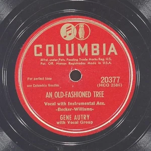 GENE AUTRY Here Comes Santa Claus / An Old-Fashioned Tree COLUMBIA 20377 VG+ 78 - Picture 1 of 4