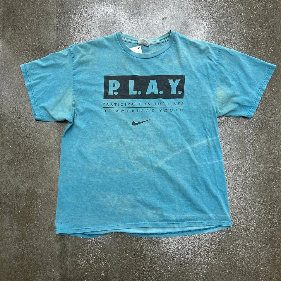 Camiseta vintage Nike Play American Youth Foto 1 de 1