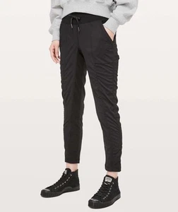 Pantalón Lululemon Street To Studio II sin forro negro para mujer talla 10 - Imagen 1 de 8