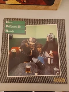 Hank Williams Jr. Rowdy Rare Promo Vintage Vinyl LP 1981 Elektra Record  - Picture 1 of 8