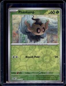 Phantump SV03: Obsidian Flames Pokémon #011/197 Reverse Holo NM+ - Picture 1 of 2