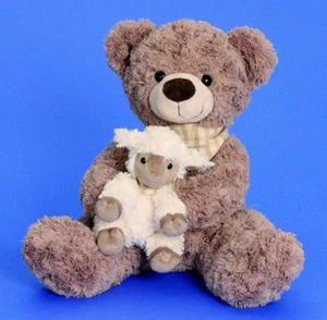 Teddybär Plüschbär mit Schäfchen 32 cm (4238-I) NEU Stoffbär Kuschelbär Teddy - Bild 1 von 1