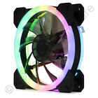 Cooltek Silent Fan 120 RGB LED 120mm Case Fan, 1200 RPM, 20.0 dBA, 36.0 CFM