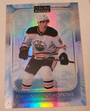 RYAN NUGENT-HOPKINS 2021-22 OPC O PEE CHEE PLATINUM ARCTIC FREEZE SP /99 #183