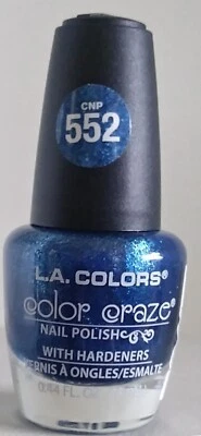 Esmalte de uñas LA COLORS 552 color cobalto Craze acabado azul marino brillante Foto 1 de 2