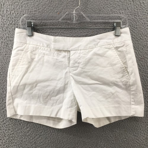 Pantaloncini chino Converse One Star donna 2 (effettivi 30x4) cotone bianco vita bassa zip