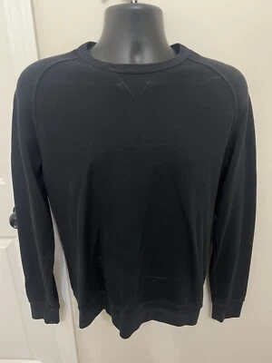 ORLEBAR коричневый свитер мужской размер средний черный толстовка ворота - Изображение 1 из 4