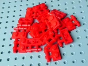 Lego Platte mit Griff (Noppen-ausgerichtete Brücken) 1x2 [2540] rot x16 - Bild 1 von 6