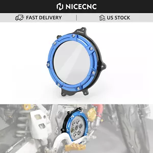 NICECNC Transparent Clutch Guard Cover For Suzuki DR-Z400 E S SM 2000-2023 2024 - Foto 1 di 10