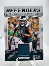 2019 Panini Score Defenders Michael Bennett Jersey #D-18
