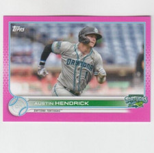 Austin Hendrick 2022 TOPPS PRO DEBUT ROOKIE FUCHSIA PARALLEL /199 TORTUGAS