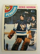 DENIS HERRON  HOCKEY CARD O-PEE-CHEE PITTSBURGH PENGUINS 1978