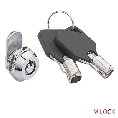 M LOCK Miniature Tubular Camlock 1/4" Toolbox Arcrylic Glasses Door Jewelry Box 2206B