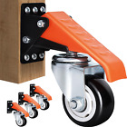 Workbench Casters Kit 880 Lbs Capacity, 3" Extra Heavy Duty Retractable Casters
