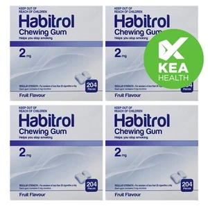 Habitrol Nicotine Gum 2mg FRUIT 816 pieces 4 New BULK Box Size - QUIT Smoking - Picture 1 of 10