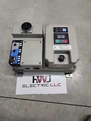 ALLEN-BRADLEY 281D-F12Z-10B-CR-3FR SER B REVERSING STARTER W/BASE UNIT - USED - Image 1 of 4