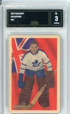 1963 Parkhurst Don Simmons #62 Graded Card GMA 3