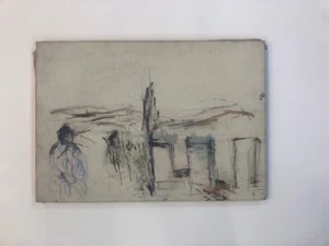 Ernesto Treccani tecnica mista su tela cm 35x50 certificato - Bild 1 von 11