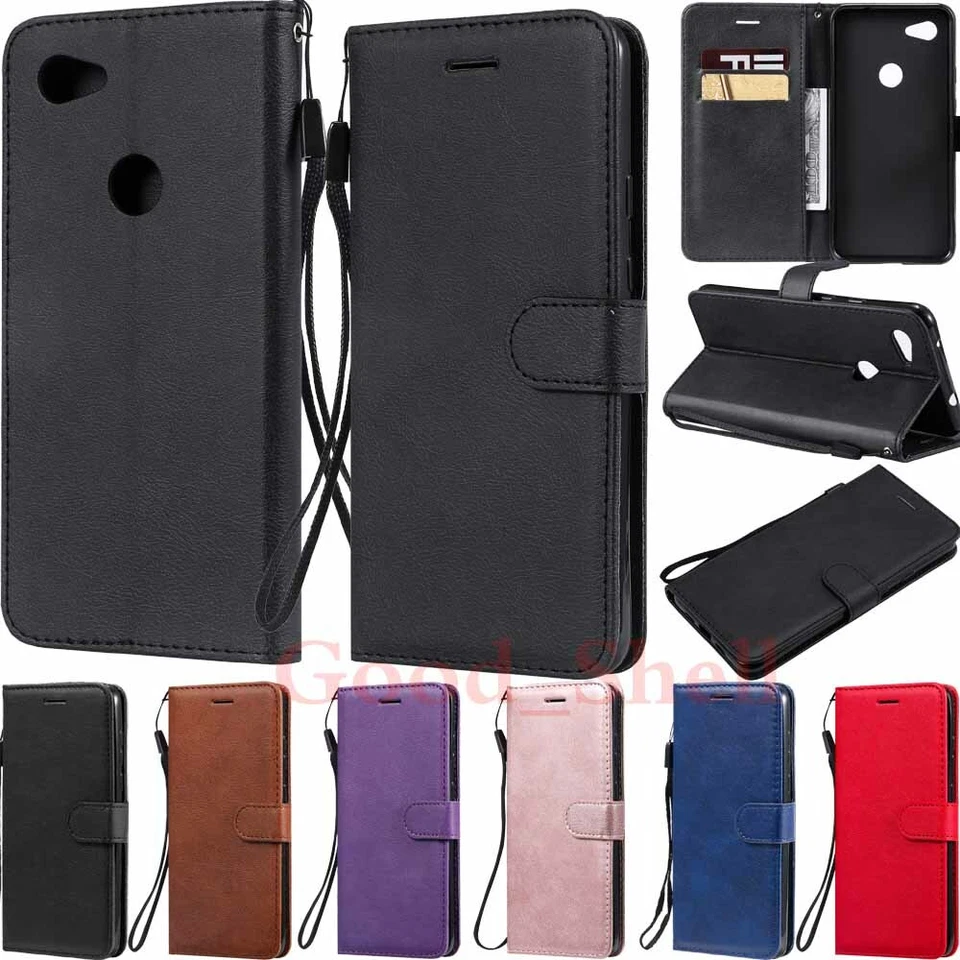 For Google Pixel 5 4 3A 2 XL Magnetic Flip Wallet Card Holder Leather Case Cover - Image 1 of 4