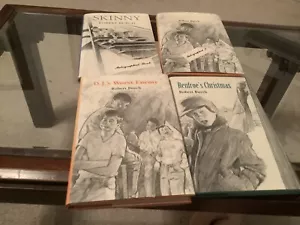 Set If 4 1st Editions Signed By ROBERT BURCH Skinny Ten foes Christmas DJs Worst - Picture 1 of 6