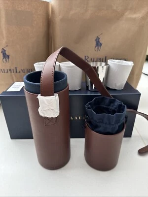 Ralph Lauren Archer Leather Wine Tote W Cups Brand New unused RRP £445 - Image 1 of 4