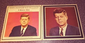 Vtg 2 JFK John F Kennedy Albums LP Memorial Speeches Album Diplomat Records - Picture 1 of 7