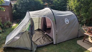 Tienda Coleman Coastline 3 Plus Gris Túnel Camping Senderismo - Imagen 1 de 15