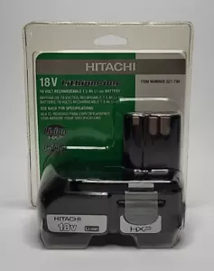 Genuine Hitachi 18v 1.5Ah Lithium-ion Rechargeable Battery #327-730 HXP - Picture 1 of 4