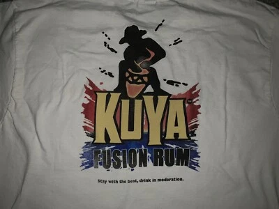 Ron Kuya Fusion Do Ya Kuya? Camiseta Hombre L Grande Vintage Algodón Blanco  Foto 1 de 4