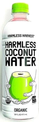 Harmless Harvest Organic Coconut Water No Sugar Added 16 oz (Pack of 6)~05/2026 - Image 1 of 4