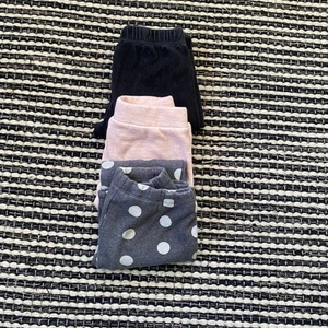 Girls Kids 3P Clothing Mix Lot Bundle Thick Pants Leggings 10/12 - Picture 1 of 9