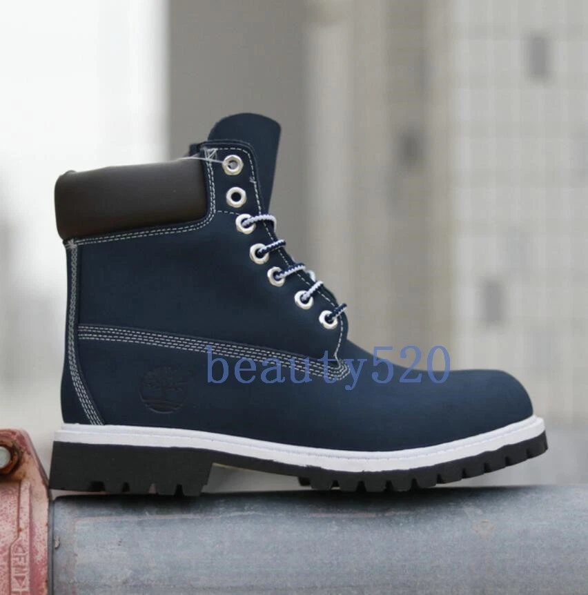 Botas impermeables clásicas de cuero para hombre Zapatos de trabajo duraderos Botas al tobillo al aire libre Foto 1 de 4