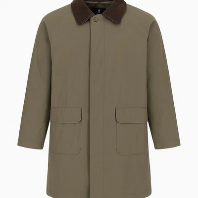 Abrigo de mujer London Fog - M-Tan - Gabardina forro desmontable cuello de cuero Foto 1 de 4