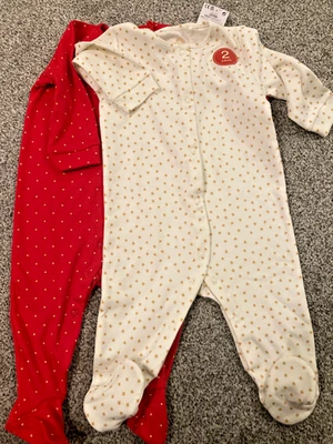 NUEVO CON ETIQUETAS "NEXT" EDAD 6-9 MESES PAQUETE DE 2 PIJAMAS Foto 1 de 2