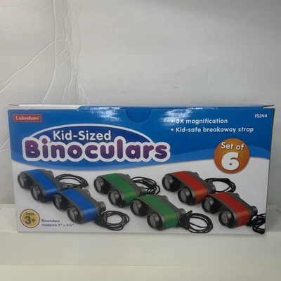 New Lakeshore Kid-Sized Binoculars 3x - Set of 6 - Image 1 of 4