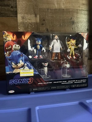 PACK DE 5 FIGURAS COLECCIÓN PELÍCULAS SONIC THE HEDGEHOG 3 **NUEVO** Foto 1 de 3