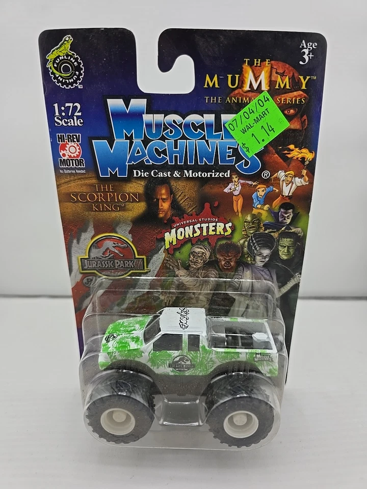 Muscle Machines 1/72 Wolfman Werewolf Monster Truck Funline Diecast 2003 - Image 1 of 4
