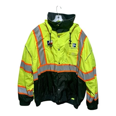 ML Kishigo Waterproof High Visibility Industrial Jacket Size 4XL - Image 1 of 4