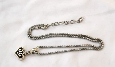 Altered Alcazar Silver & Crystal Charm Necklace - Image 1 of 2