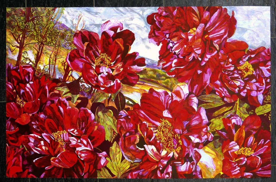 Patricia-Tobaco FORRESTER, Royal Flush - große Lithographie in Farbe aus 1990 - Bild 1 von 1