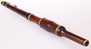 Antique 4 key FLAGEOLET Rosewood ? Fife Flute Piccolo Irish English French? - Bild 1 von 13