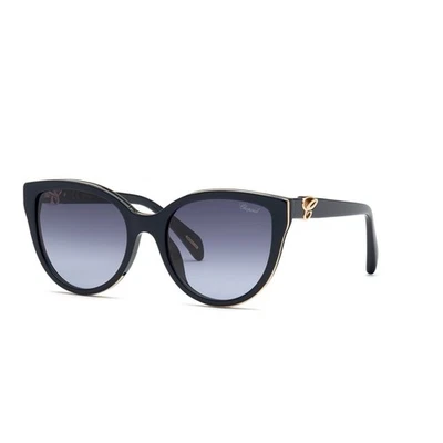 Chopard SCH317 Blue Gradient Cat Eye  Sunglasses. 55-19-135. NIB! - Image 1 of 4