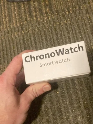 Reloj inteligente ChronoWatch Android/Ios abierto nunca usado con caja y accesorios Foto 1 de 2