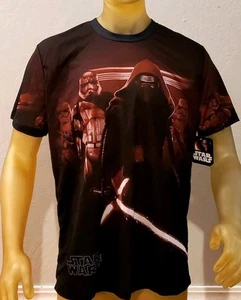Disney STAR WARS Kylo Ren Plasma Black Short Sleeve Mens T Shirt Size L NEW - Picture 1 of 3