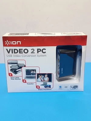 ION Video 2 PC VHS VCR to Computer USB Video Conversion System Transfer Movies - Image 1 of 4