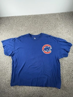 Chicago Cubs Shirt Adult 2XL Kris Bryant #17 Blue Red Baseball MLB Mens - Image 1 of 4