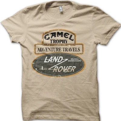 Camel Trophy LR LR3 LR4 Classic Retro Motorsport Vintage Car T-Shirt 06145 - Image 1 of 2