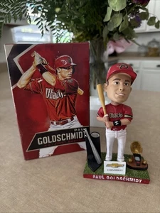 2014 AZ DIAMONDBACKS PAUL GOLDSCHMIDT "GOLD GLOVE SILVER SLUGGER" SGA BOBBLEHEAD - Picture 1 of 2