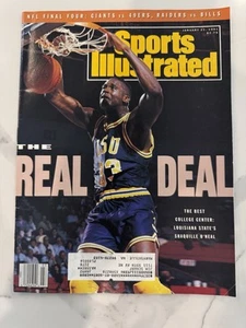Sports Illustrated January 21 1991 1st Cover Shaq Shaquille O’Neal Real Deal  - Picture 1 of 3